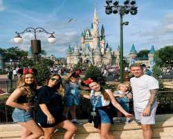 She also visited Disneyland with her family in January 2020 She also visited Disneyland with her family in January 2020.